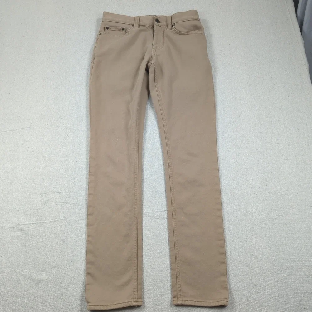 Banana Republic Mens 28x32 Khaki Pants Traveler Athletic Skinny Fit Golf Stretch
